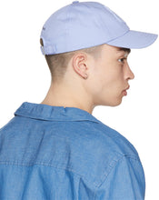 Maison KitsunÃ© Blue Fox Head Silicone Patch Cap