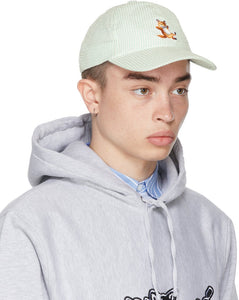 Maison KitsunÃ© Green Chillax Fox Cap