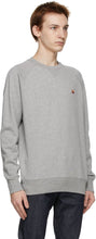 Maison KitsunÃ© Grey Fox Head Sweatshirt