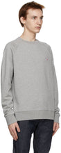 Maison KitsunÃ© Grey Tricolor Fox Patch Sweatshirt