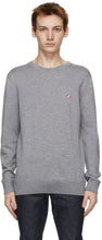 Maison KitsunÃ© Grey Tricolor Fox Sweater - Maison Kitsuné Gris Tricolor Fox Pull - Maison KitsunÃ © Gray Tricolor Fox 스웨터