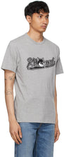 Maison KitsunÃ© Grey Varsity Fox Classic T-Shirt