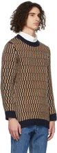 Maison KitsunÃ© Multicolor Jacquard Pullover Sweater