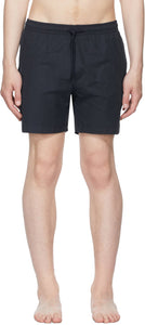 Maison KitsunÃ© Navy Chillax Fox Swim Shorts - Maison Kitsuné Navy Chillax Fox Swim Short - Maison KitsunÃ © Navy chillax fox 수영 반바지
