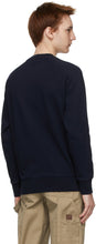 Maison KitsunÃ© Navy Fox Head Adjusted Sweatshirt