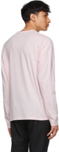 Maison KitsunÃ© Pink Fox Head Patch Regular Long Sleeve T-Shirt