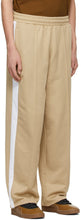 Maison KitsunÃ© SSENSE Exclusive Beige Puma Edition T7 Track Pants