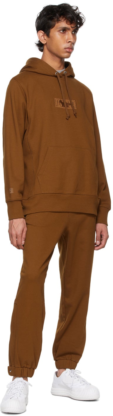Maison KitsunÃ© SSENSE Exclusive Brown Puma Edition Heavy Lounge Pants