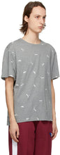 Maison KitsunÃ© SSENSE Exclusive Grey Puma Edition All Over T-Shirt