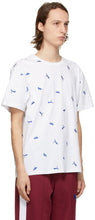 Maison KitsunÃ© SSENSE Exclusive White Puma Edition All Over T-Shirt