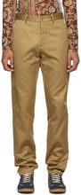 Maison Margiela Beige Mercerized Gabardine Trousers - MAISON MARGIELA BEIGE Pantalon Gabardin Mercerized Mercerized - Maison Margiela Beige Mercerized Gabardine 바지