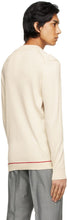 Maison Margiela Beige Mock Neck Sweater