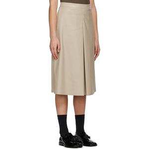 Maison Margiela Beige Pleated Shorts