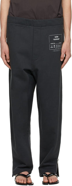 Maison Margiela Black '1CON' Lounge Pants - MAISON MARGIELA NOIR '1CON' SALLGE PANTALES - Maison Margiela Black '1con'라운지 바지