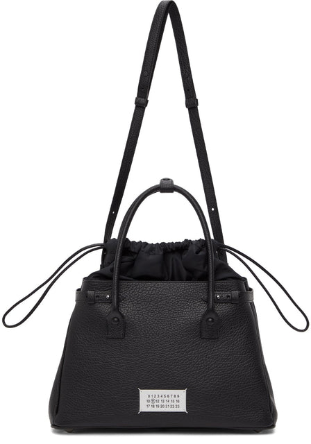 Maison Margiela Black 5AC Top Handle Bag - MAISON MARGIELA NOIR 5AC SAC DE TOP HELP - Maison Margiela 블랙 5ac 탑 핸들 가방