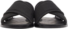 Maison Margiela Black Canvas Sandals