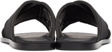 Maison Margiela Black Canvas Sandals