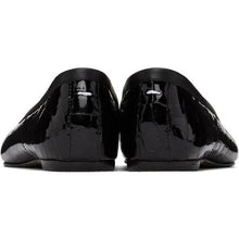 Maison Margiela Black Croc Tabi Ballerina Flats