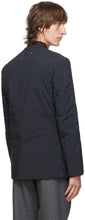 Maison Margiela Black Garment-Dyed Collarless Blazer