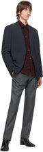Maison Margiela Black Garment-Dyed Collarless Blazer