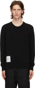 Maison Margiela Black Gauge 12 Sweater - MAISON MARGIELA NOIR GAUGE 12 Pull - Maison Margiela 블랙 게이지 12 스웨터