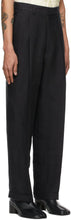 Maison Margiela Black Linen Trousers
