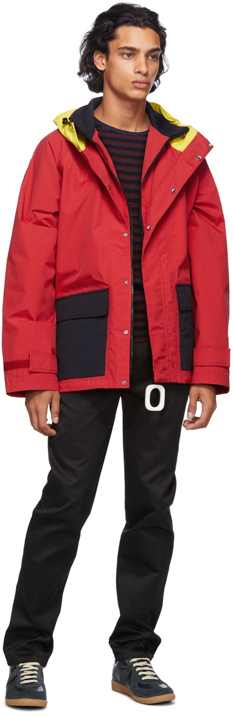 Maison Margiela Black Mercerized Gabardine Trousers