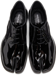 Maison Margiela Black Patent Tabi Derbys