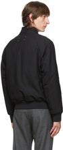 Maison Margiela Black Poplin Bomber Jacket