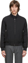 Maison Margiela Black Poplin Bomber Jacket - Maison Margiela Black Poplin Bombardier Bombardier - Maison Margiela Black Poplin Bomber Jacket.