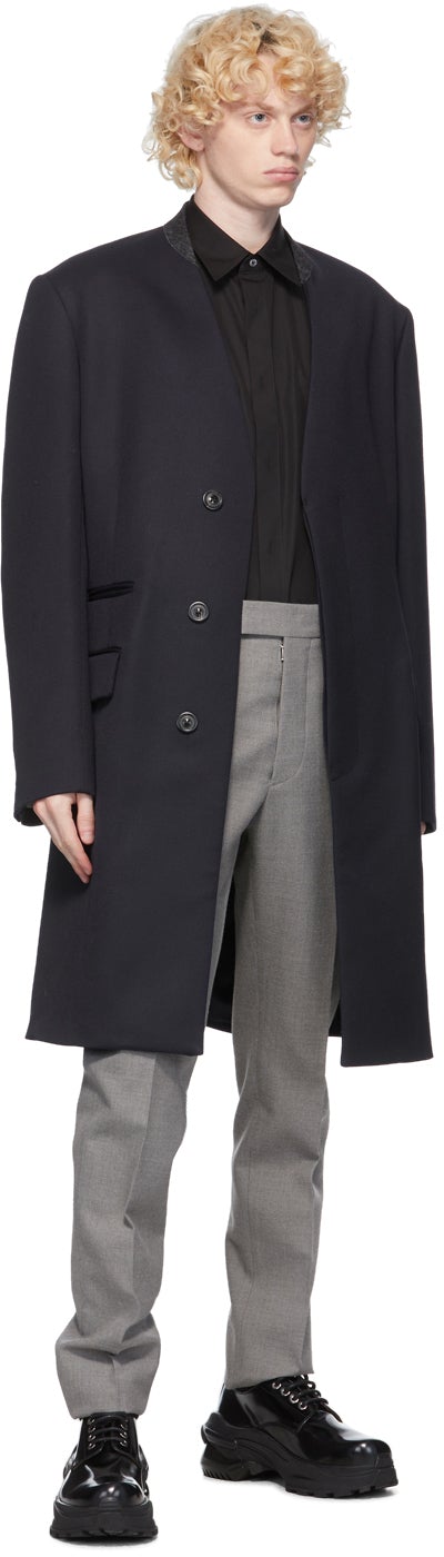 Maison Margiela Black Punched Holes Shirt