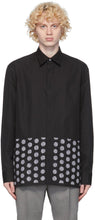 Maison Margiela Black Punched Holes Shirt - MAISON MARGIELA Chemise Holes Poinçonnée Noir - Maison Margiela 블랙 펀치 홀 셔츠