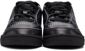 Maison Margiela Black Reebok Edition Trompe L'Å“il Club C Sneakers
