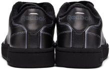 Maison Margiela Black Reebok Edition Trompe L'Å“il Club C Sneakers