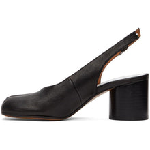 Maison Margiela Black Slingback Tabi Pump Heels