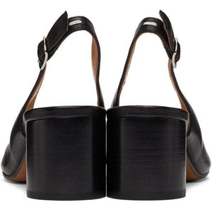 Maison Margiela Black Slingback Tabi Pump Heels