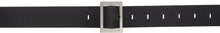 Maison Margiela Black Square Buckle Belt - MAISON MARGIELA BONT BOUCLE SQUARE NOIR - Maison Margiela 블랙 스퀘어 버클 벨트