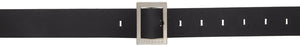 Maison Margiela Black Square Buckle Belt - MAISON MARGIELA BONT BOUCLE SQUARE NOIR - Maison Margiela 블랙 스퀘어 버클 벨트