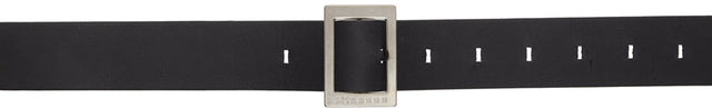 Maison Margiela Black Square Buckle Belt - MAISON MARGIELA BONT BOUCLE SQUARE NOIR - Maison Margiela 블랙 스퀘어 버클 벨트