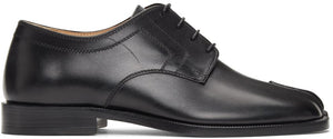 Maison Margiela Black Tabi Derbys - MAISON MARGIELA NOIR TABI DERBYS - Maison Margiela Black Tabi Derbys.