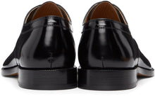 Maison Margiela Black Tabi Lace-Up Loafers