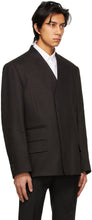 Maison Margiela Black Twill Blazer