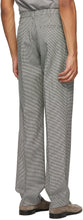 Maison Margiela Black Wool Houndstooth Trousers