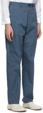 Maison Margiela Blue Cotton Chino Trousers