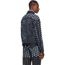 Maison Margiela Blue Denim Perforated Jacket