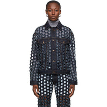 Maison Margiela Blue Denim Perforated Jacket
