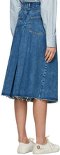 Maison Margiela Blue Denim Spliced Shorts