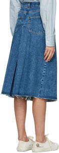 Maison Margiela Blue Denim Spliced Shorts