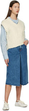 Maison Margiela Blue Denim Spliced Shorts