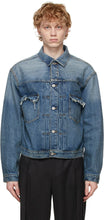 Maison Margiela Blue Denim Vintage Jacket - MAISON MARGIELA Blue Denim Vicelle Vintage - Maison Margiela 블루 데님 빈티지 자켓